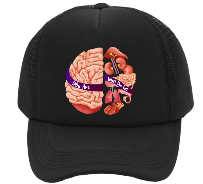 Healthy Lifestyle Hat Trucker Hat Adjustable Snapback You Are What You Eat Gym