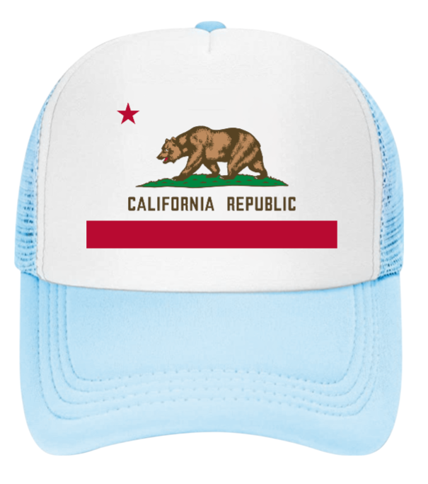 California Bear Hat Adjustable Snapback Trucker Hat California Love Hat Gift