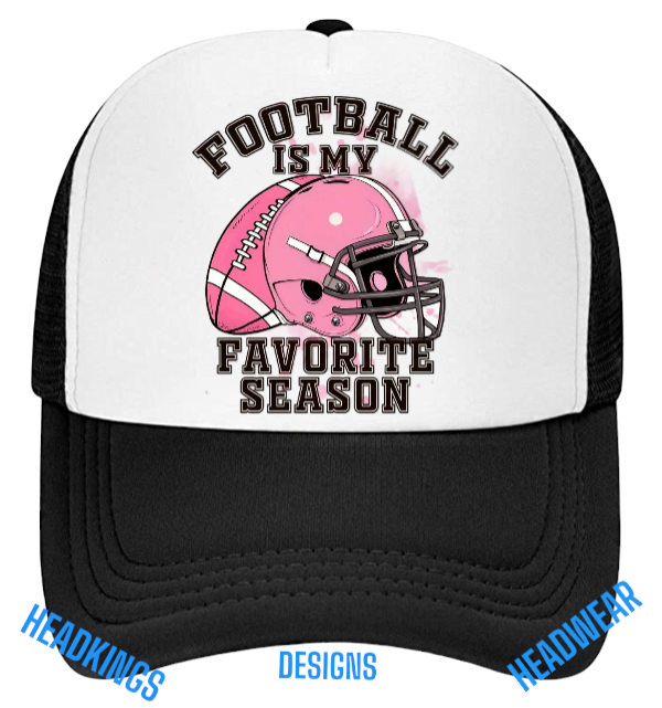 Football Season Hat Adjustable Snapback Trucker Hat Football Love Football Hat