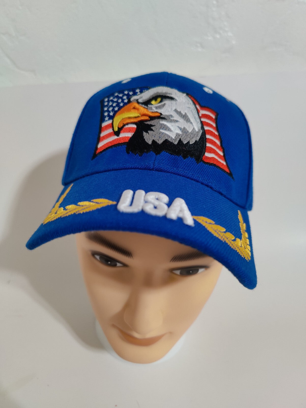 American Flag Eagle Hat Adjustable Baseball Hat American Flag Hat USA Embroidery
