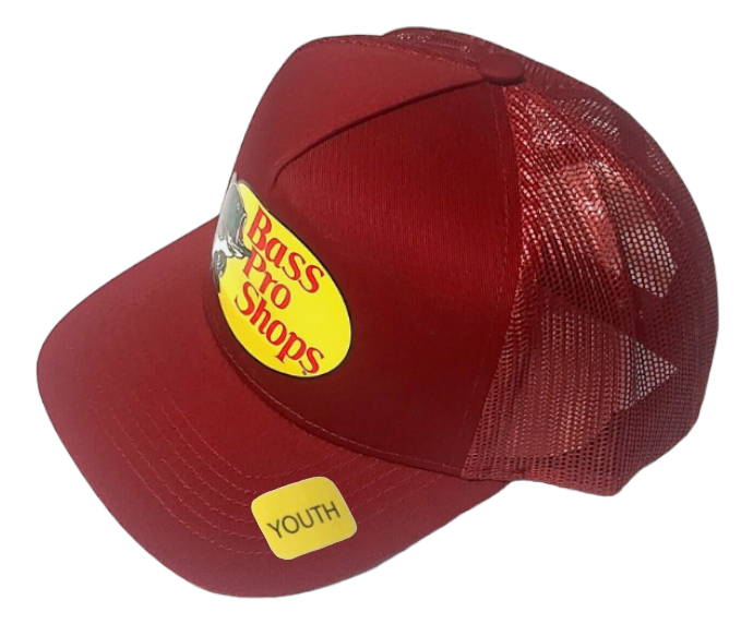 Bass Pro Shops Hat Trucker Hat Outdoors Hat Baseball Fishing Hat Snapback Youth