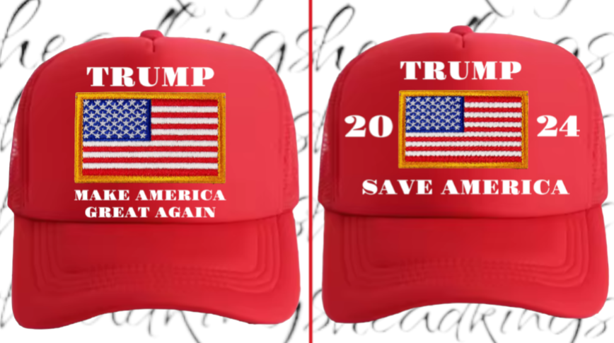 Trump Hat Trucker Hat Adjustable Snapback Make America Great Again 2024 MAGA