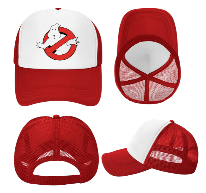 Ghostbusters Hat Snapback Adjustable Trucker Hat Vintage Ghostbusters Movie Hat
