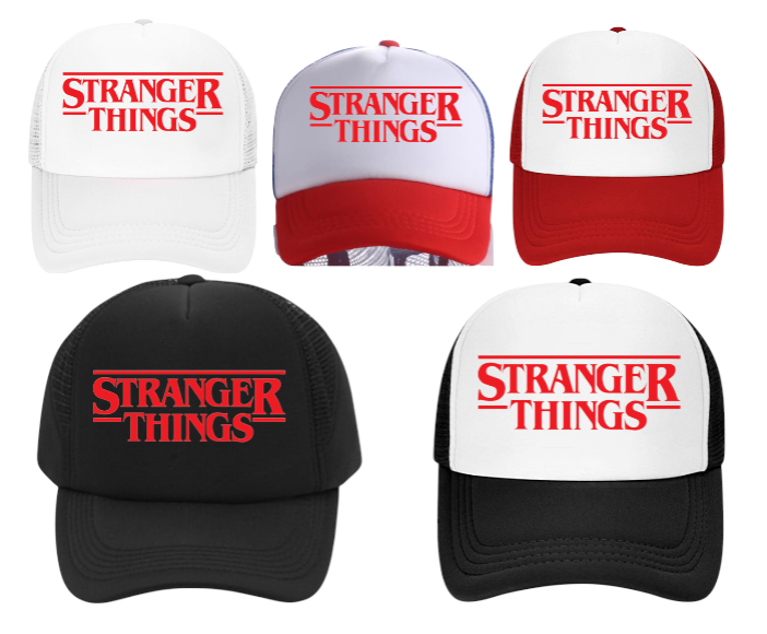 Stranger Things Hat Adjustable Snapback Trucker Hat Stranger Things Episodes Hat