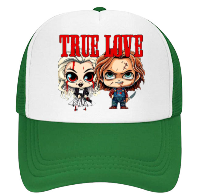True Love Hat Chucky Killer Doll Hat Adjustable Snapback Trucker Hat Outdoor Hat