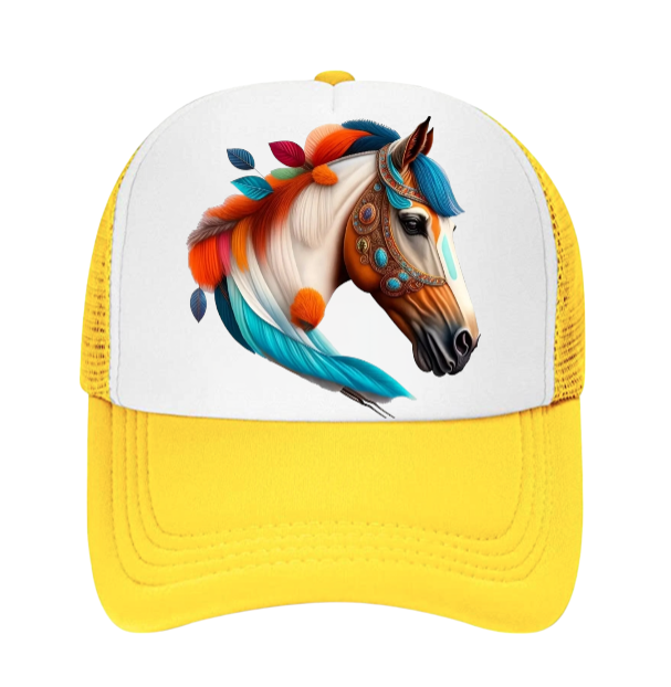 Horse Lovers Hat Baseball Hat Trucker Hat Adjustable Snapback Hat Unisex