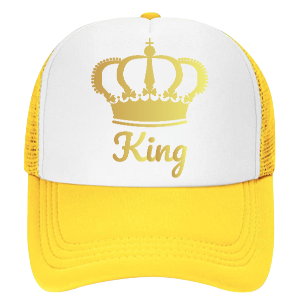 Lion King Adjustable Snapback Trucker Hat Gangster Crown Lion King Dollar Chain