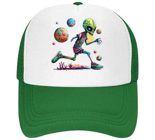 Alien Hat Alien Planet Adjustable Snapback Trucker Hat Aliens On Earth Hat