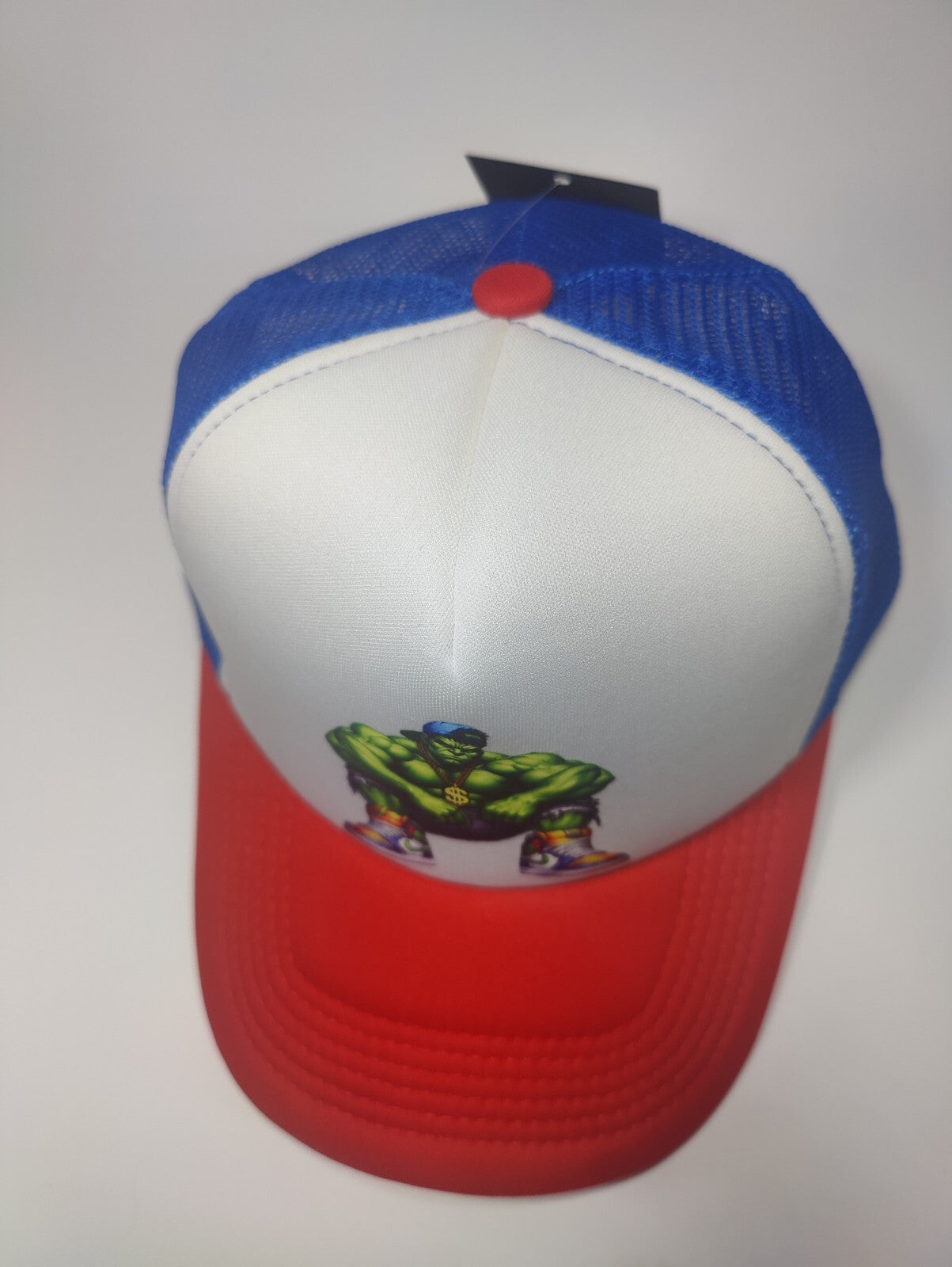 Hulk Super Hero Hat Adjustable Snapback Trucker Hat Gym Workout Outdoors Hat