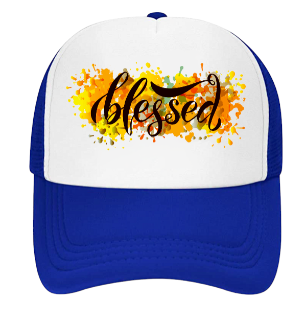 Blessed Hat Baseball Hat Trucker Hat Adjustable Snapback Floral Blessings Hat