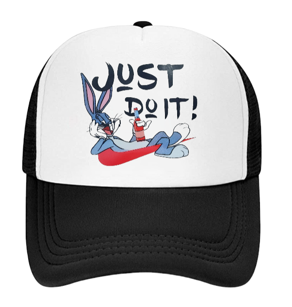 Just Do It Hat Adjustable Snapback Trucker Hat Drinking Hat Anime Bunny Hat