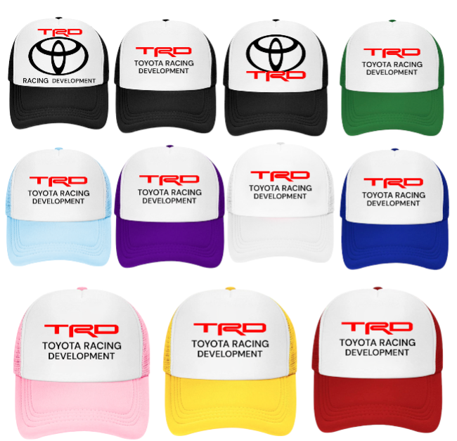 Toyota Racing Development Adjustable Snapback Trucker Hat 4X4 TRD Punisher Hat