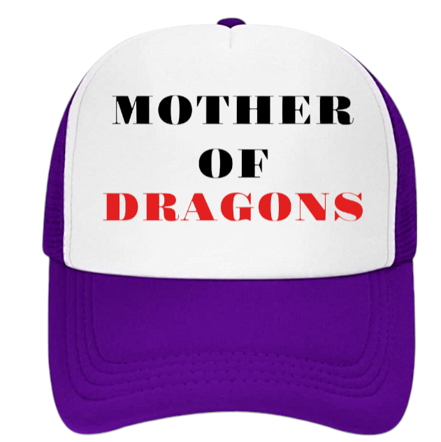 Mother Of Dragons Hat Adjustable Snapback Trucker Hat Game Of Thrones Theme Hat