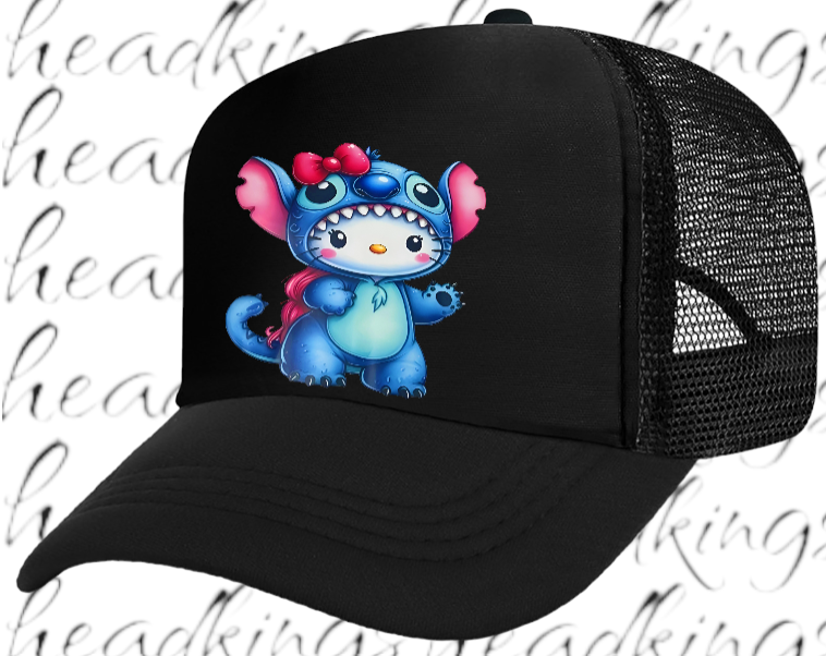 Anime Hat Ribbon Hat Adjustable Snapback Trucker Hat Anime Character Hat