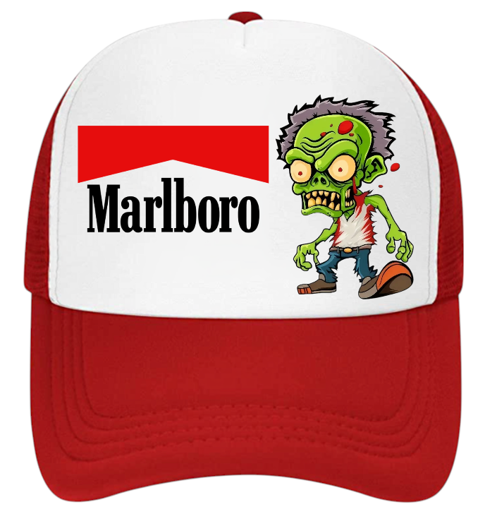 Marlboro Hat Backwoods Hat Adjustable Snapback Trucker Hat Smoke Shop Alien Hat