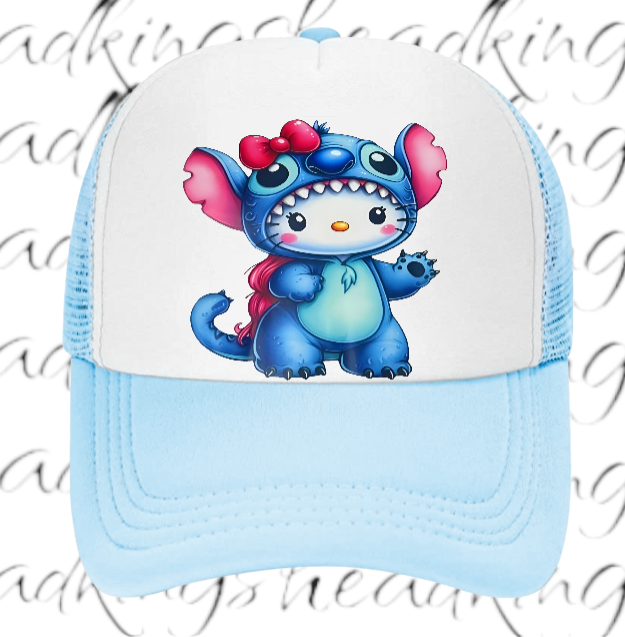 Anime Hat Ribbon Hat Adjustable Snapback Trucker Hat Anime Character Hat