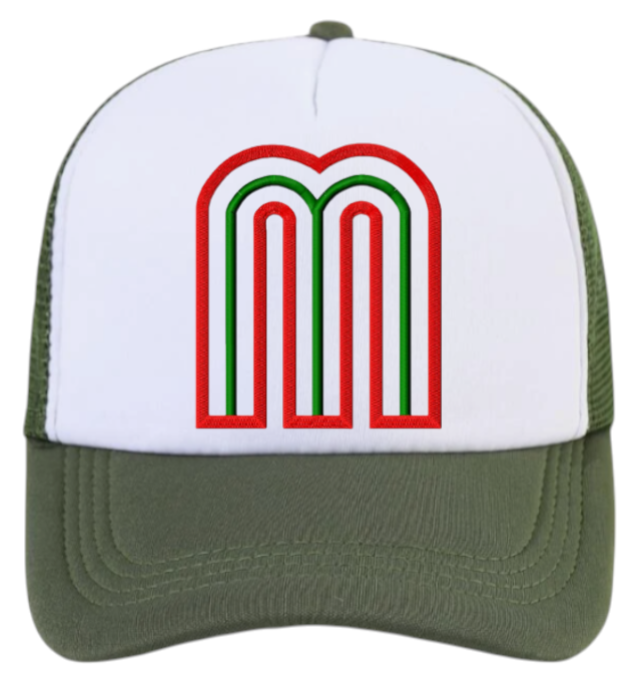Mexico Baseball Hat Adjustable Snapback Trucker Hat Mexico Baseball Team Hat