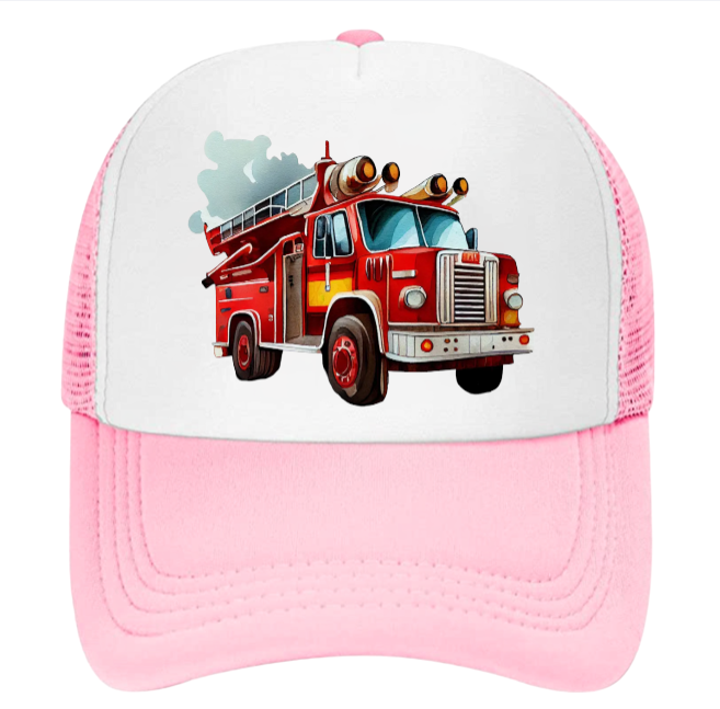 Truck Driver Hat Trucker Hat Outdoors Hat Fire Department Hat Fire Truck
