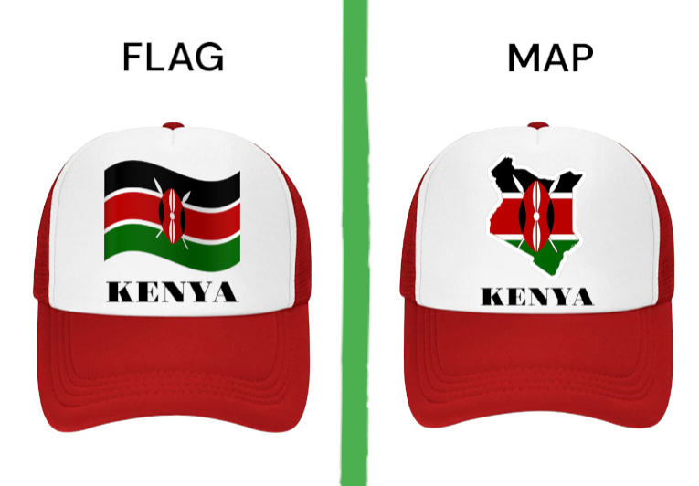Map of Kenya Hat Trucker Hat Adjustable Snapback Kenyan Flag Hat Madaraka Day