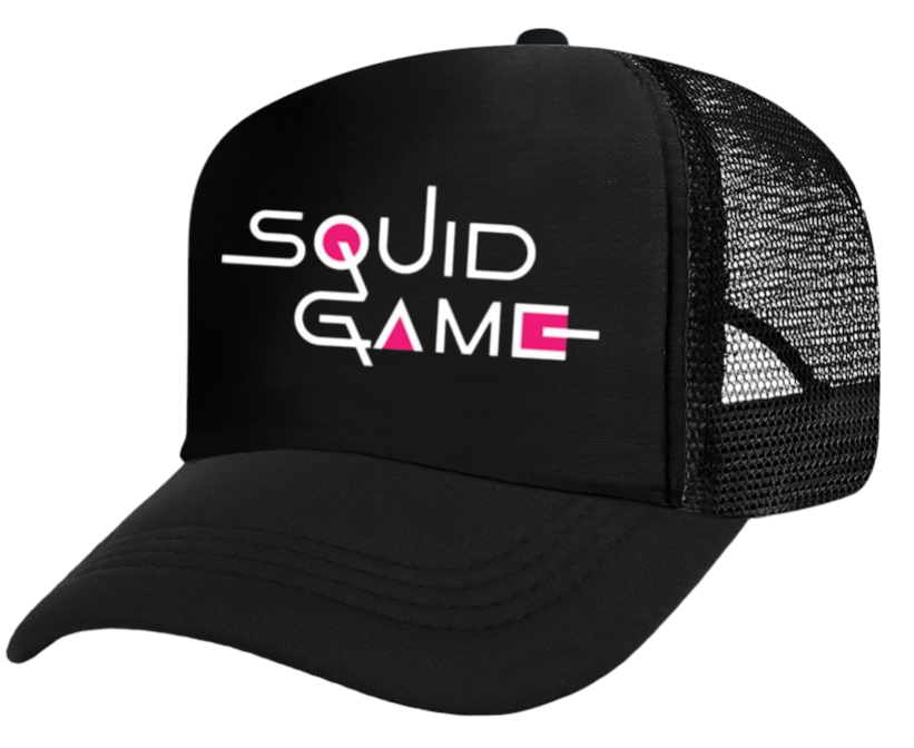Gaming Hat Adjustable Snapback Trucker Hat Squid Game Gaming Hat Gift for Gamer