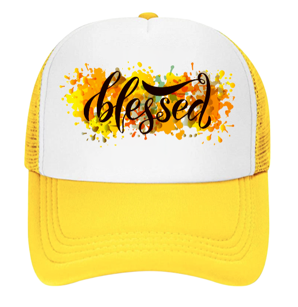 Blessed Hat Baseball Hat Trucker Hat Adjustable Snapback Floral Blessings Hat