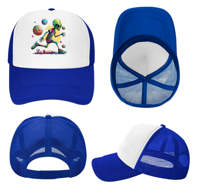Alien Hat Alien Planet Adjustable Snapback Trucker Hat Aliens On Earth Hat