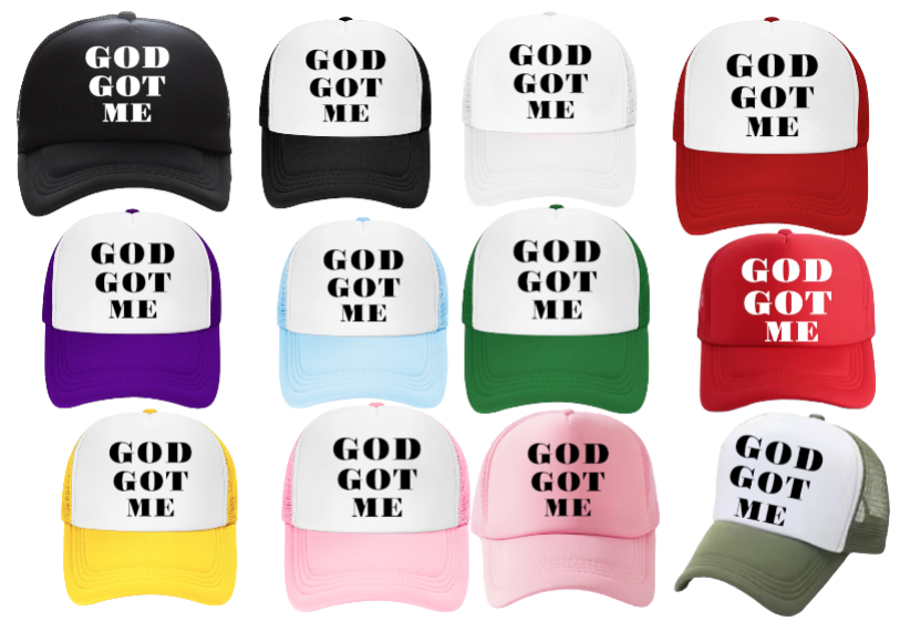 Faith Hat God Got Me Hat Trucker Hat Adjustable Snapback Hat Unisex Believe