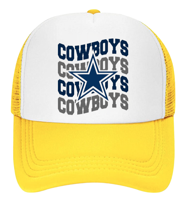 Football Hat Adjustable Snapback Trucker Hat Football Season Hat Texas Hat
