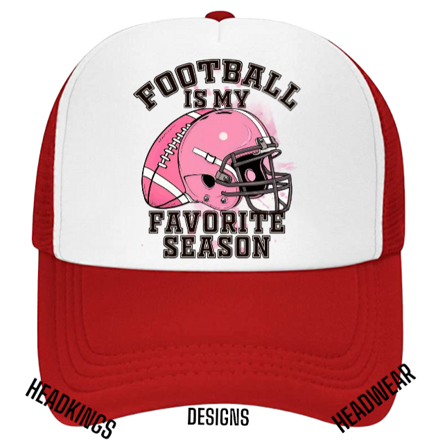 Football Season Hat Adjustable Snapback Trucker Hat Football Love Football Hat