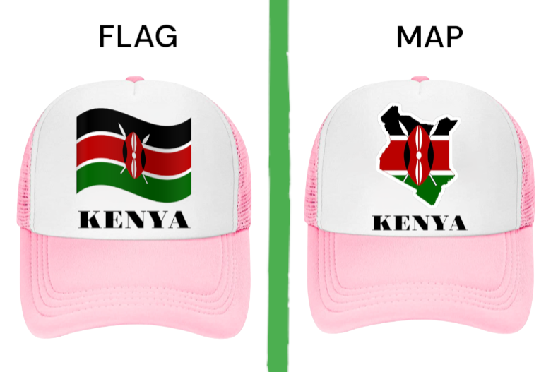 Map of Kenya Hat Trucker Hat Adjustable Snapback Kenyan Flag Hat Madaraka Day