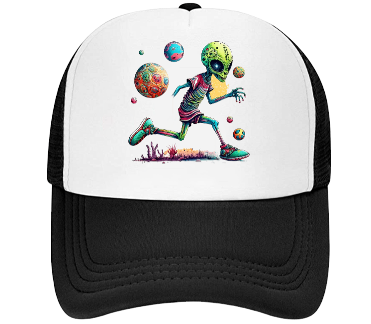 Alien Hat Adjustable Snapback Trucker Hat Alien Hat They Not Like Us Scary Alien