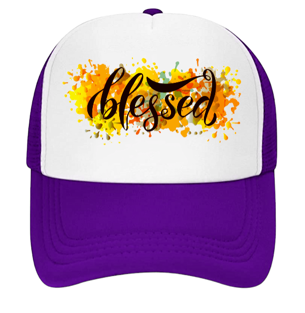 Blessed Hat Baseball Hat Trucker Hat Adjustable Snapback Floral Blessings Hat