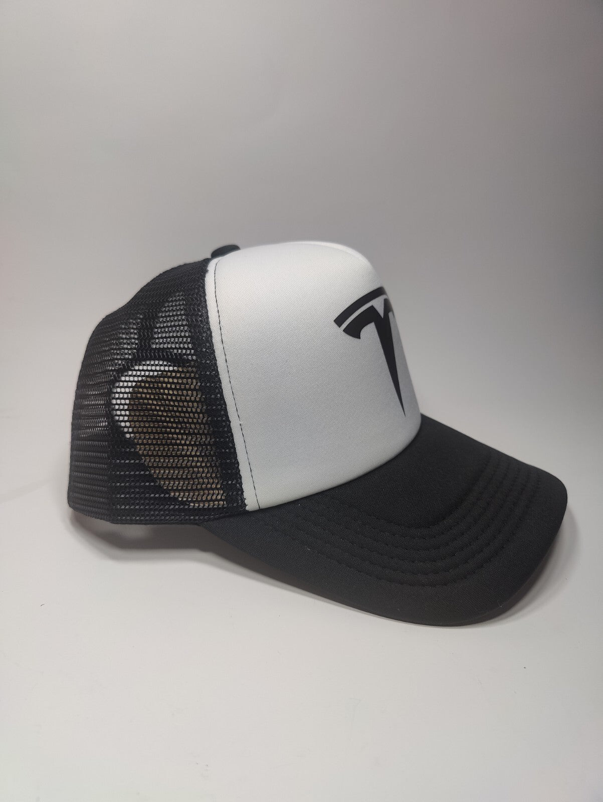 Tesla Hat Adjustable Snapback Trucker Hat Gift For Tesla Car Owners Lovers Black