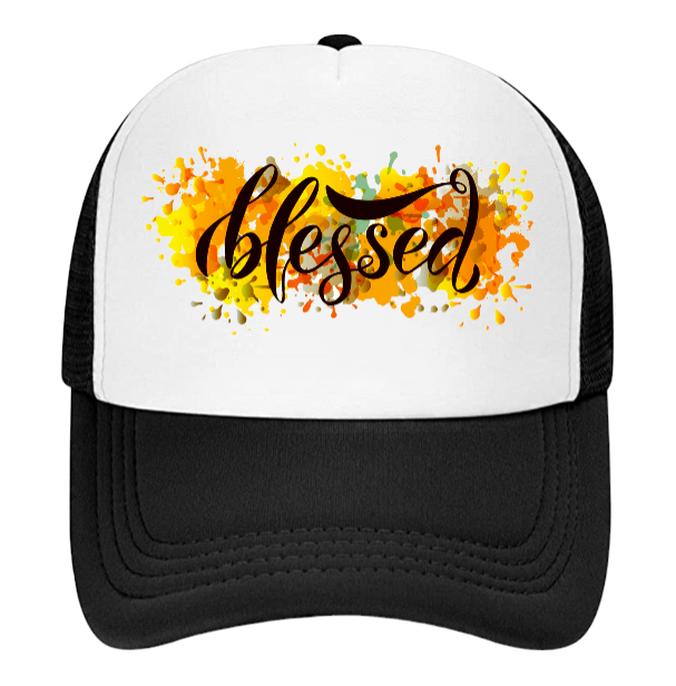 Blessed Hat Baseball Hat Trucker Hat Adjustable Snapback Floral Blessings Hat