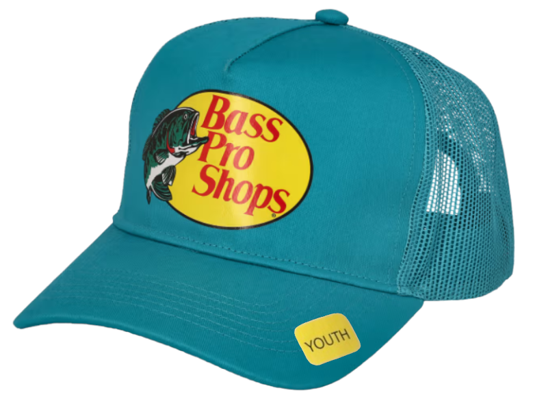 Bass Pro Shops Hat Trucker Hat Outdoors Hat Baseball Fishing Hat Snapback Youth