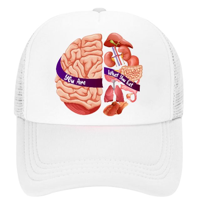 Healthy Lifestyle Hat Trucker Hat Adjustable Snapback You Are What You Eat Gym