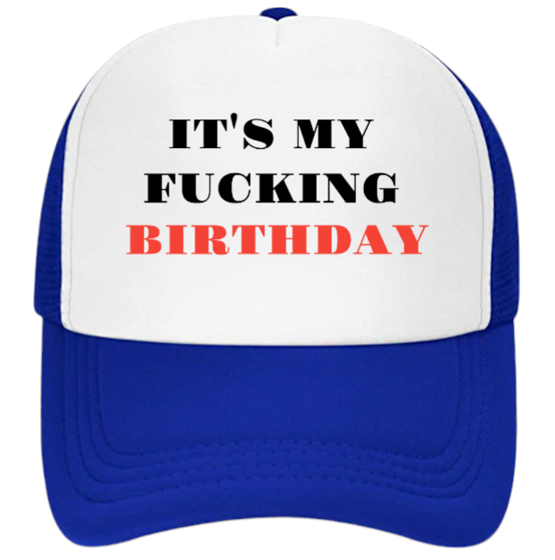 Birthday Hat Adjustable Snapback Trucker Hat Outdoors Funny Hat Birthday Gift