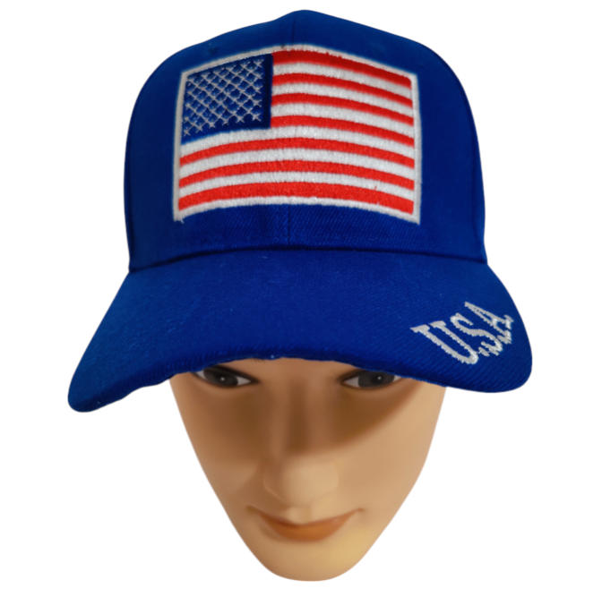 America Flag Hat Adjustable Baseball Hat American Flag Hat USA Embroidery Hat