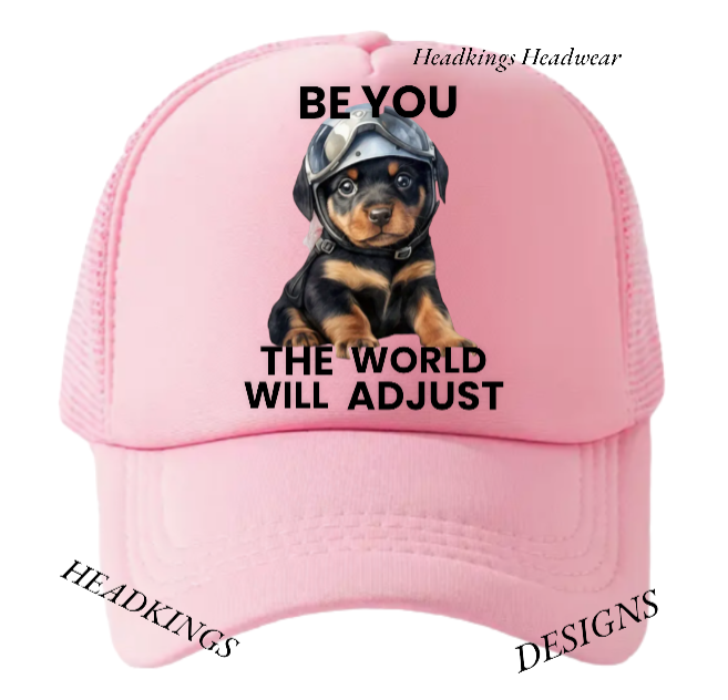 Dog Hat Adjustable Snapback Trucker Hat Be You The World Will Adjust Outdoor Hat