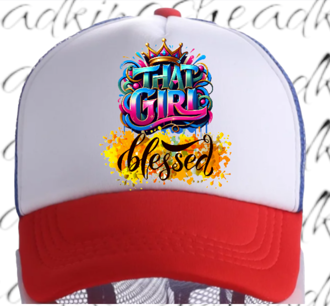 Blessed Hat Adjustable Snapback Trucker Hat That Blessed Girl Hat Woman Hat