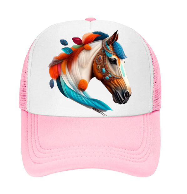 Horse Lovers Hat Baseball Hat Trucker Hat Adjustable Snapback Hat Unisex