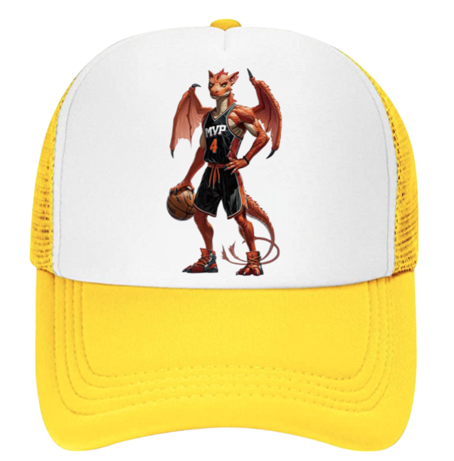 Basketball Dragon Hat Trucker Hat Adjustable Hat Unisex Hat Snapback MVP Hat
