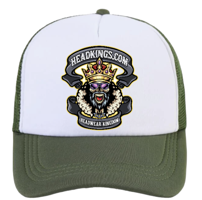 HEADKINGS Logo Hat Adjustable Snapback Trucker Hat Headwear Kingdom Outdoors Hat