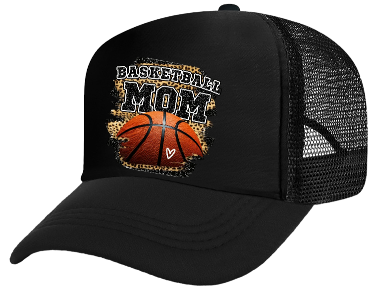 Basketball Hat Trucker Adjustable Hat Snapback Women Hat Basketball Mom Hat