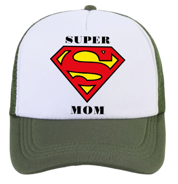 Super Mom Hat Super Dad Hat Couples Hat Adjustable Trucker Hat Gift for Mom Dad