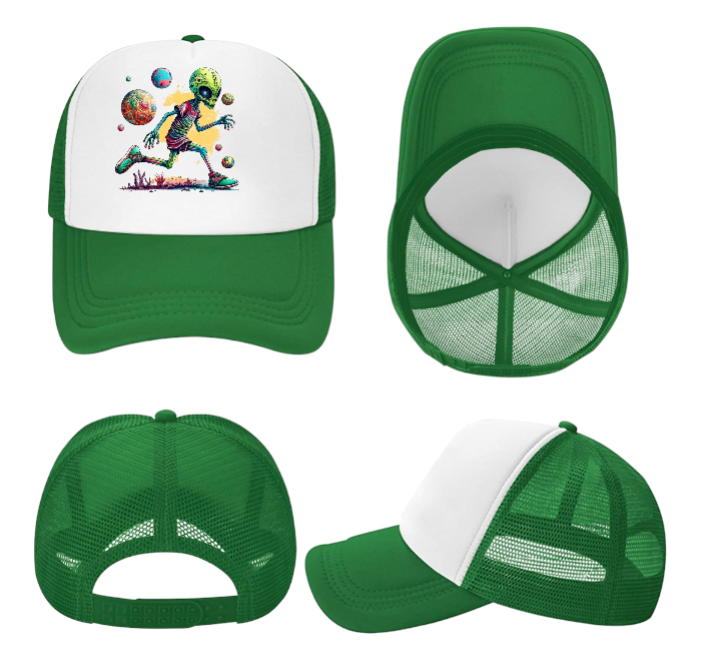 Alien Hat Alien Planet Adjustable Snapback Trucker Hat Aliens On Earth Hat