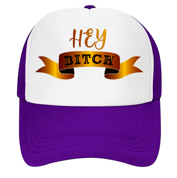 Funny Hat Adjustable Snapback Trucker Hey BItch Certified Hat Outdoors Hat
