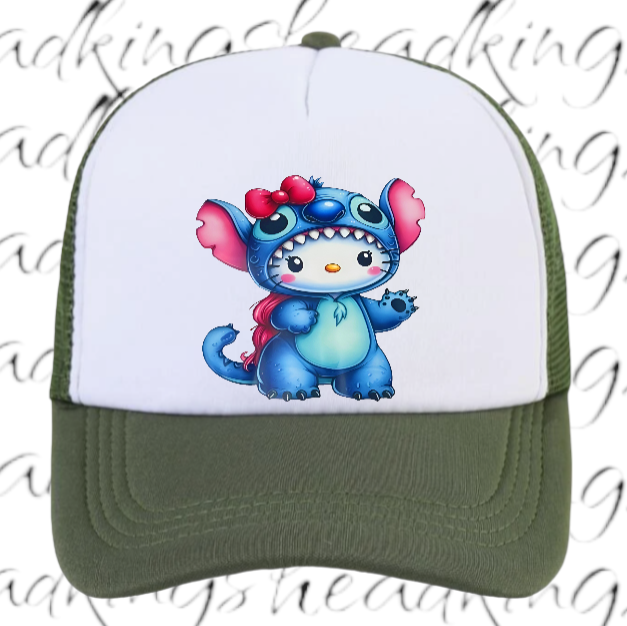 Anime Hat Ribbon Hat Adjustable Snapback Trucker Hat Anime Character Hat