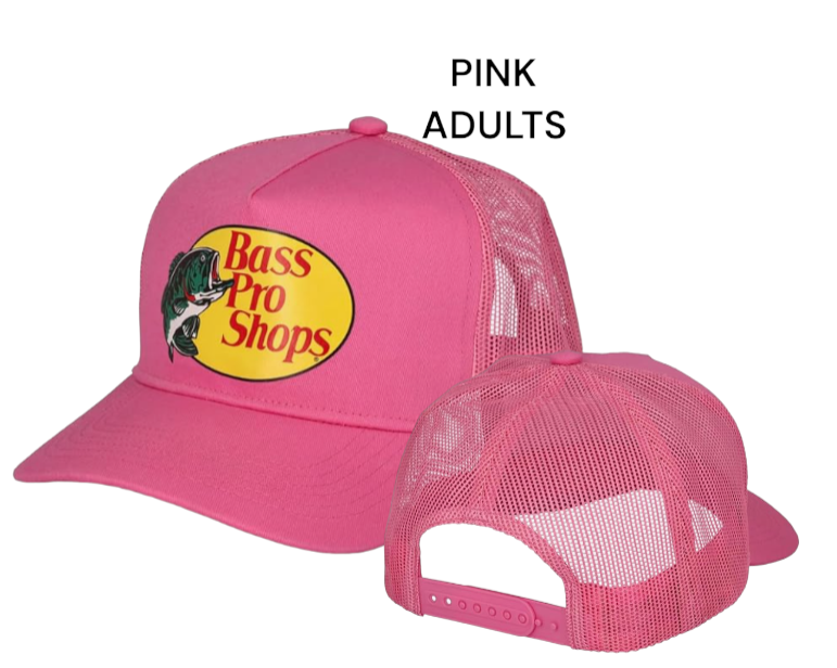 Bass Pro Shops Hat Baseball Hat Outdoors Adjustable Trucker Hat New Women