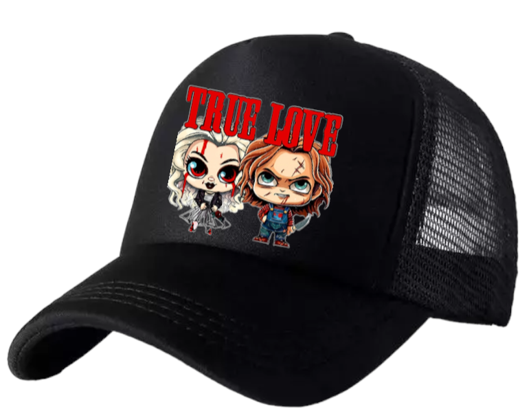 True Love Hat Chucky Killer Doll Hat Adjustable Snapback Trucker Hat Outdoor Hat